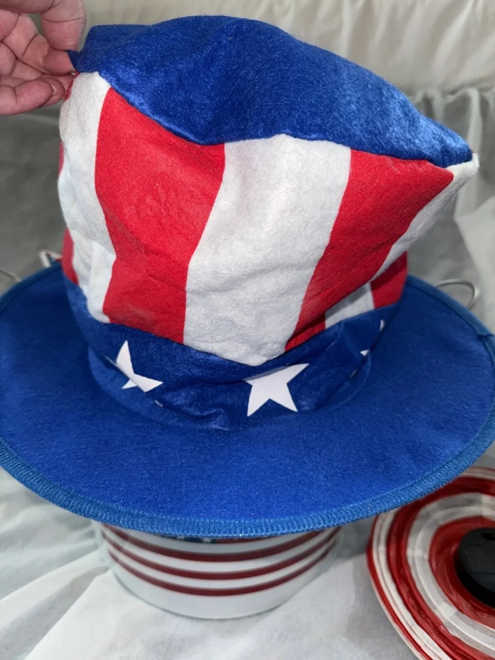Patriotic 4th of July/Memorial Day American Flag Party Bucket Summer BUNDLE